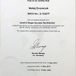 IRATA L3 Certifikát - Supervisor
