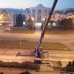 Montáž reklamních panelů - Výškové práce